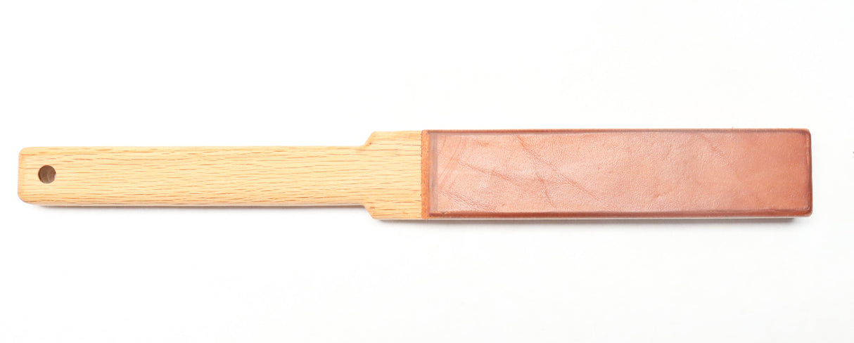 PDR OUTLET Oak Wood Paddle Texas Leather Face 5.5 oz