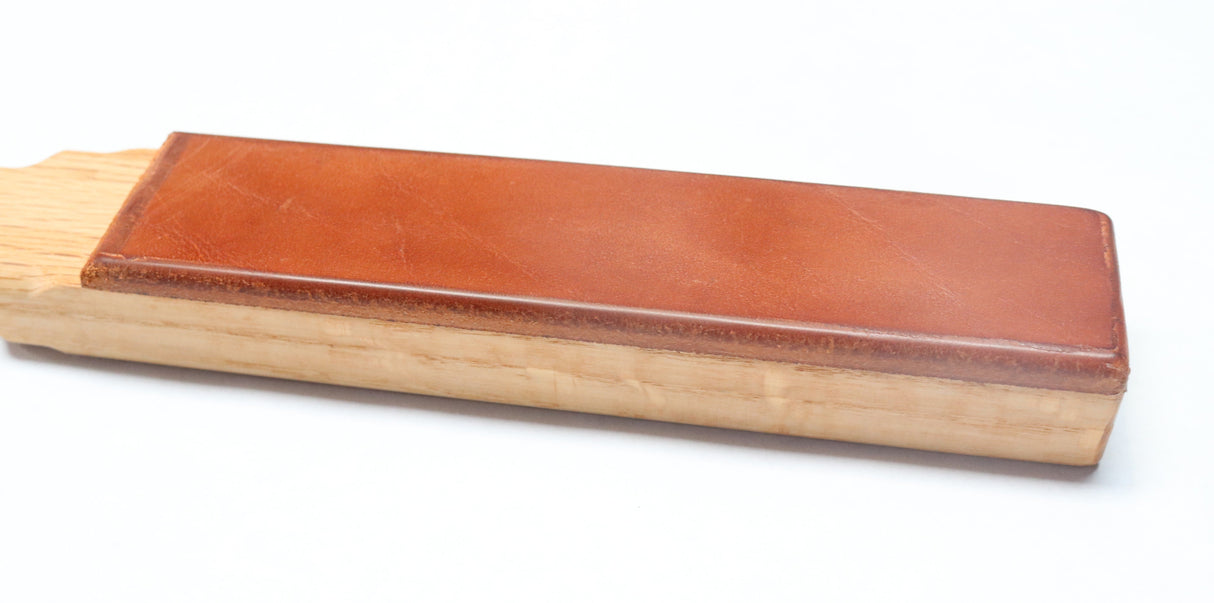 PDR OUTLET Oak Wood Paddle Texas Leather Face 5.5 oz