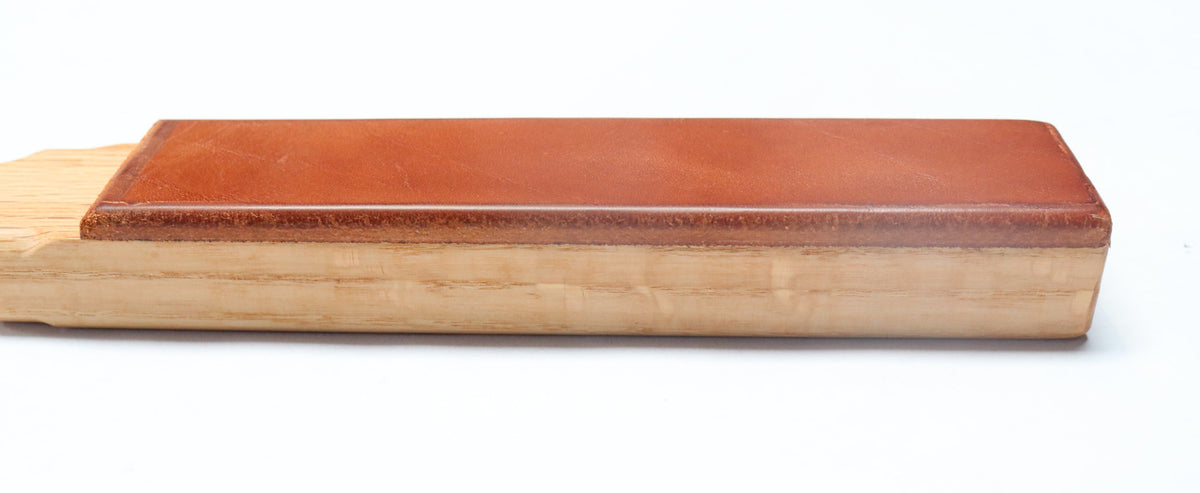 PDR OUTLET Oak Wood Paddle Texas Leather Face 5.5 oz
