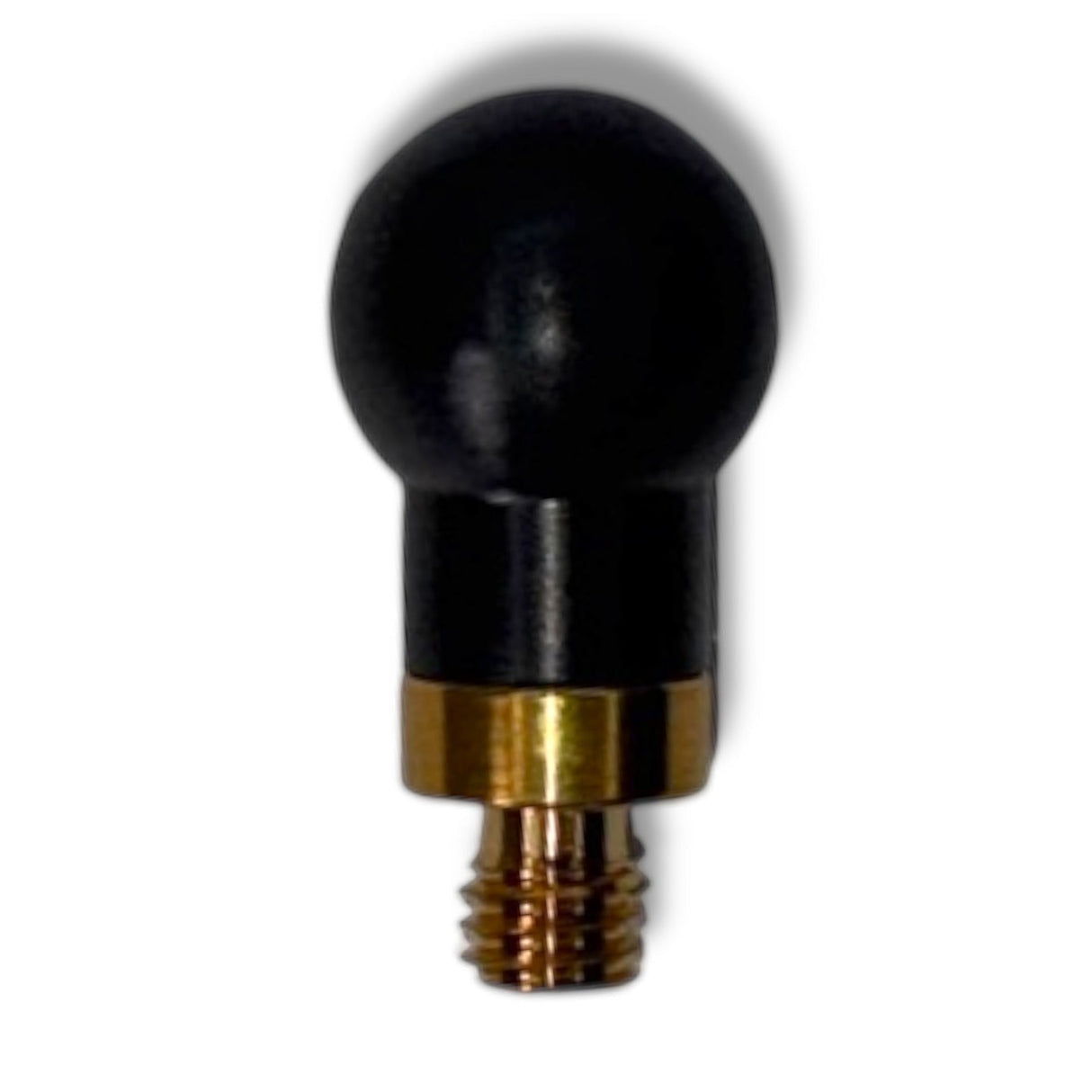 PDR Outlet Black Gold Series blending ball with a black PEEK ball and gold threaded stainless steel base for paintless dent repair.