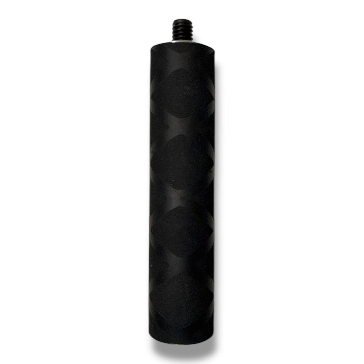 Anson PDR black knurled handle extension with X-grip, 7/8" diameter, 5" length.