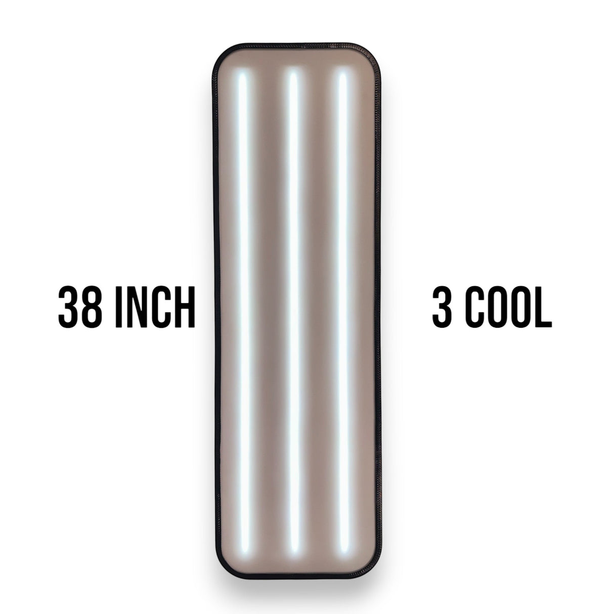 Anson PDR Elimadent 38 inch X-Factor PDR light with 3 cool LED panels and a protective black rubber edge.