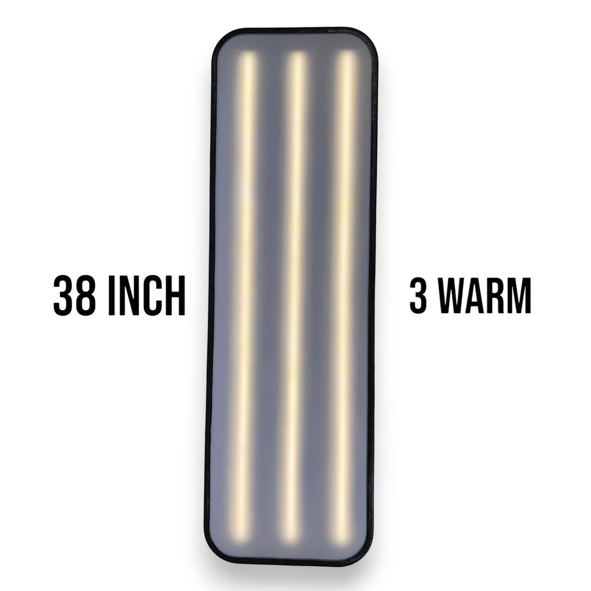 Anson PDR Elimadent 38 inch X-Factor PDR light with 3 warm LED strips and a protective rubber band.