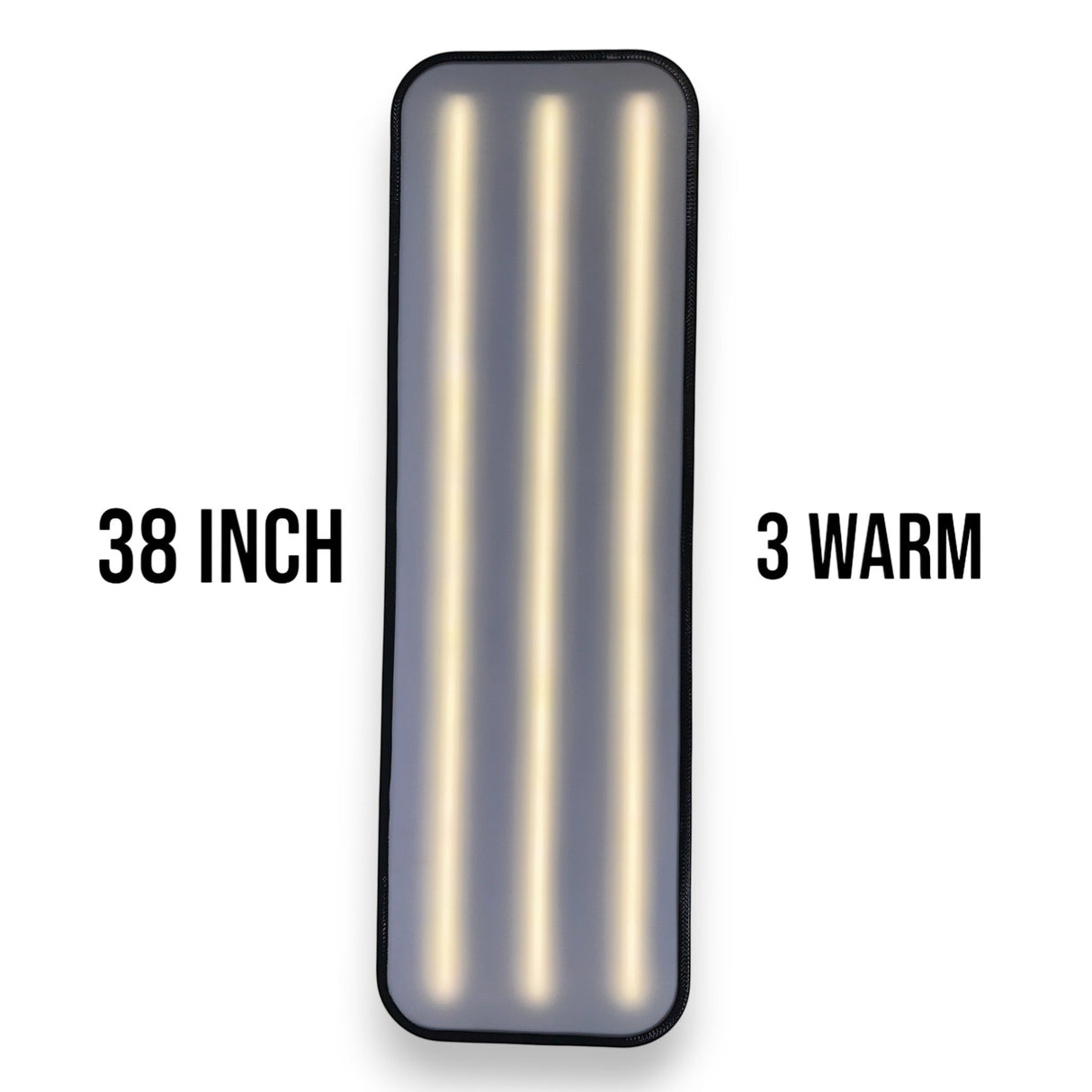 Anson PDR Elimadent 38 inch X-Factor PDR light with 3 warm LED strips and a protective rubber band.