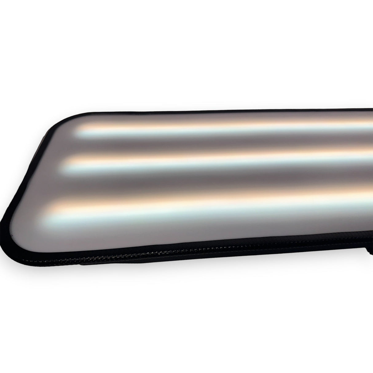 Anson PDR Elimadent X-Factor 38 inch PDR light with three illuminated LED strips and a black protective rim.