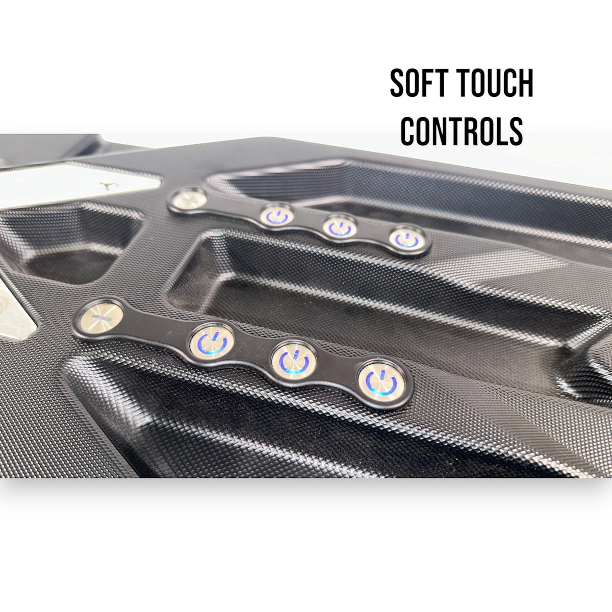 Anson PDR Elimadent X-Factor 38 inch PDR light with soft touch controls and blue illuminated power buttons.