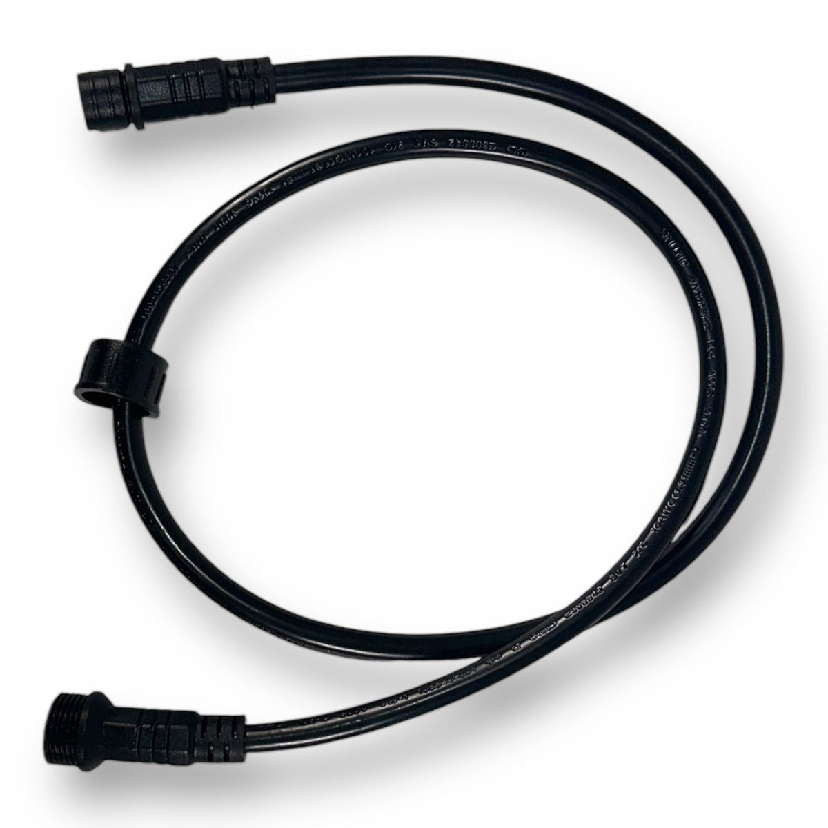 Anson PDR black extension cable with two male connectors for PDR lights