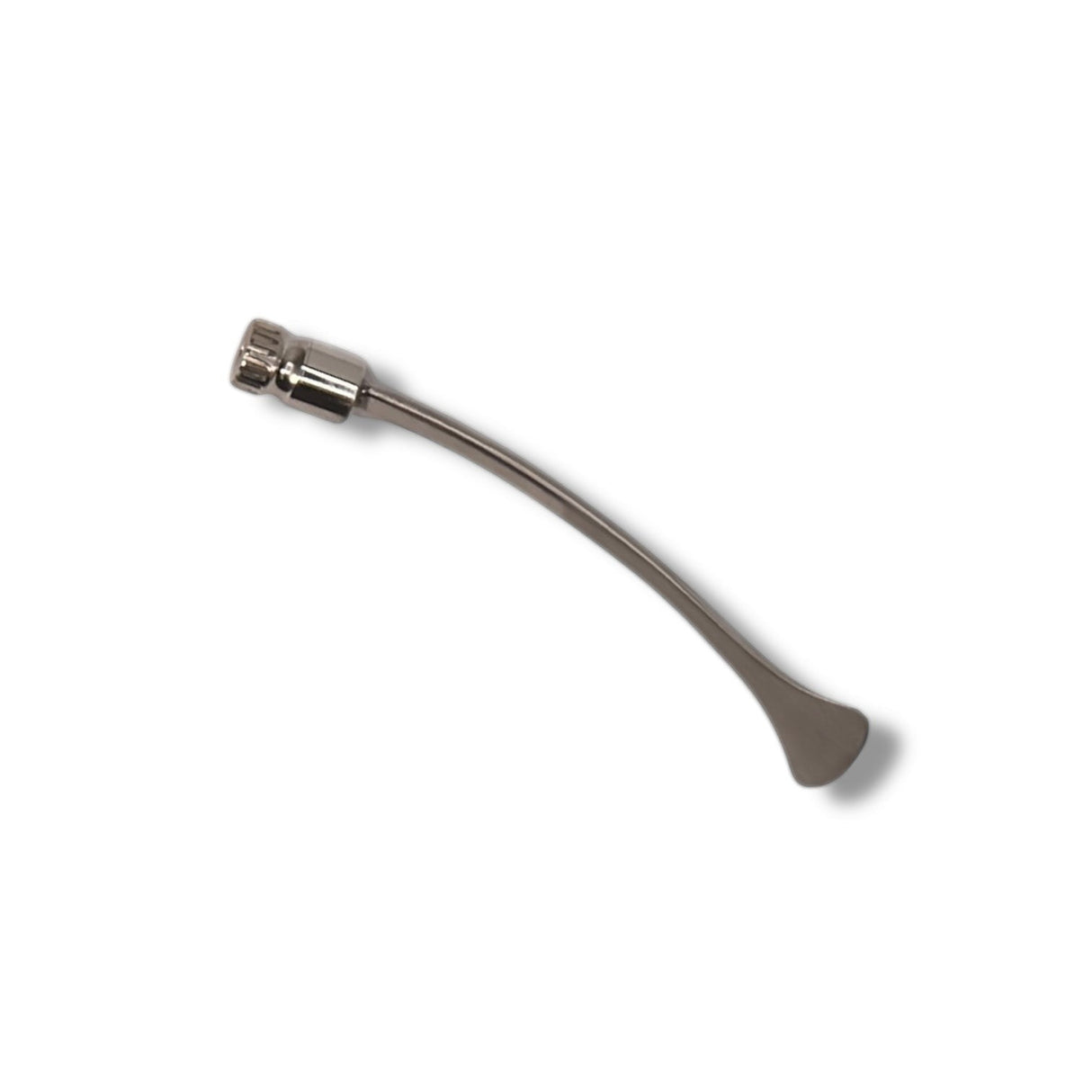Anson PDR Compact HUB Rattlesnake 1 1/4" tail PDR tool with curved whale tail tip and metal hub.