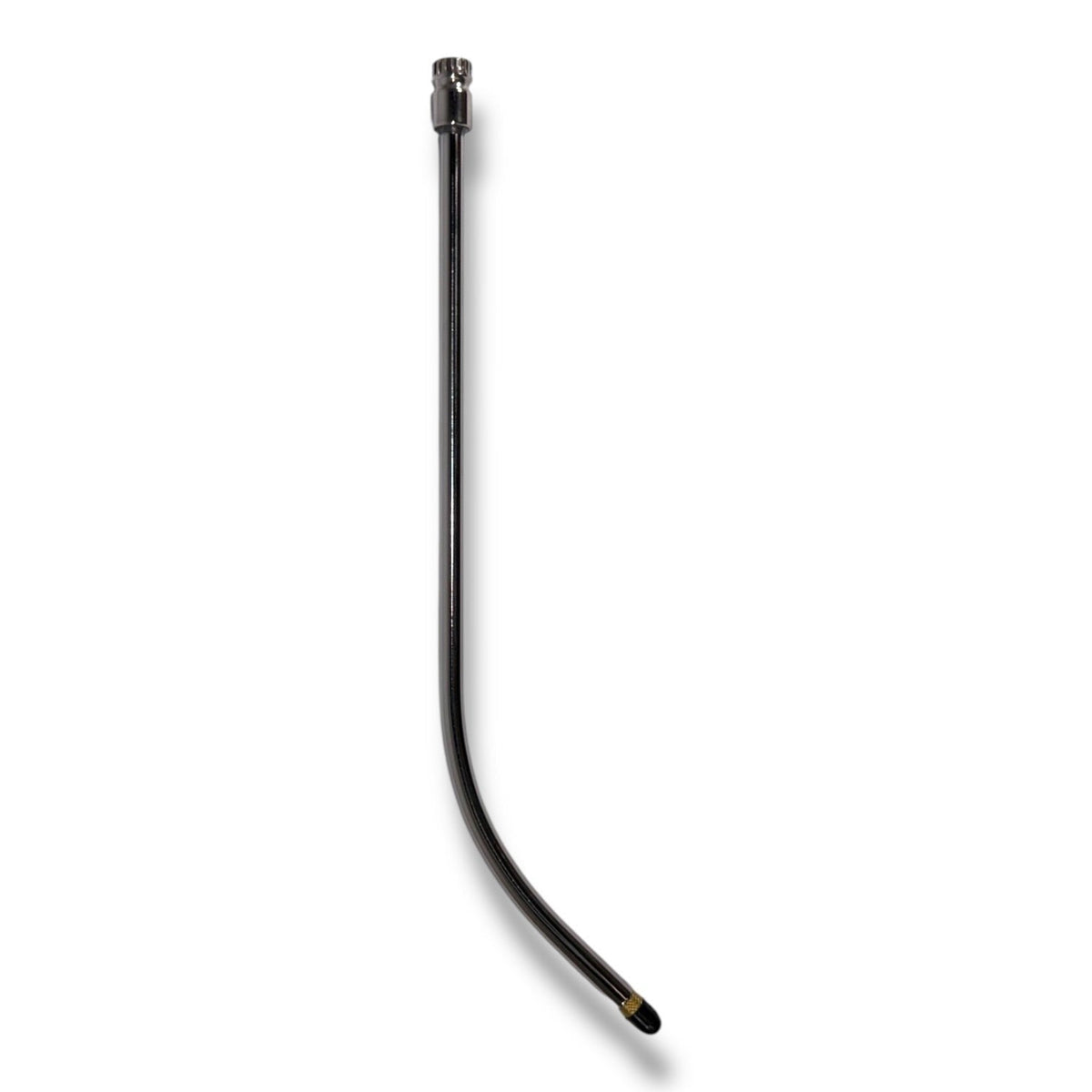 Anson PDR black metal interchangeable hub tool with a curved shaft and a gold tip, designed for tight spaces.
