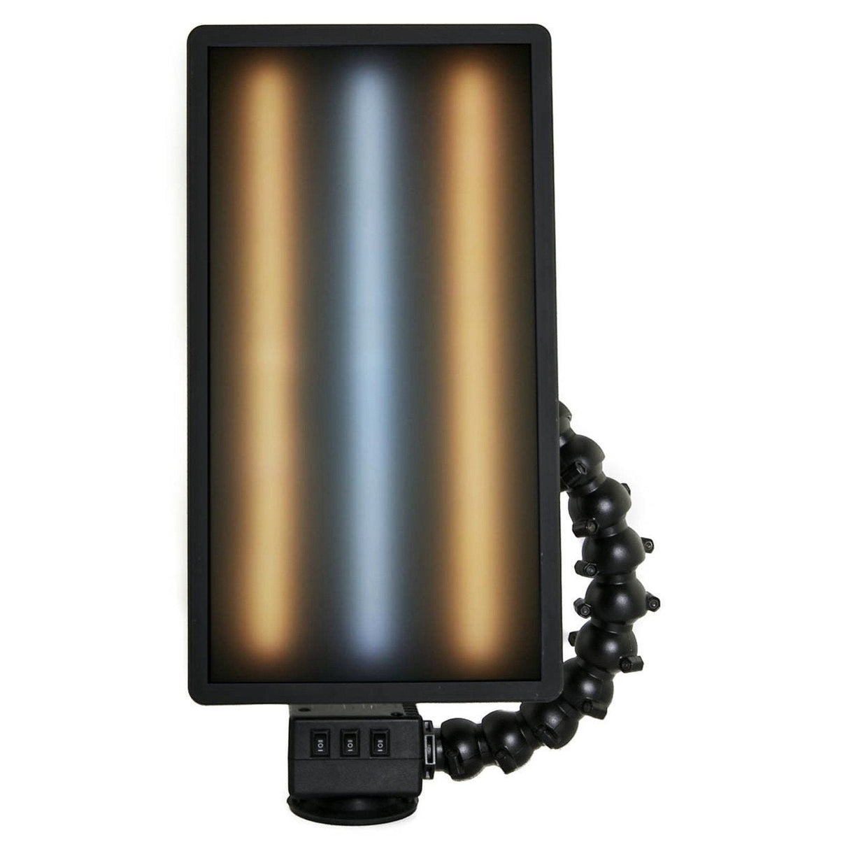 Anson PDR Elimadent V2 14-inch PDR light board with 3 LED strips (2 warm white, 1 cool white) and flexible arm.