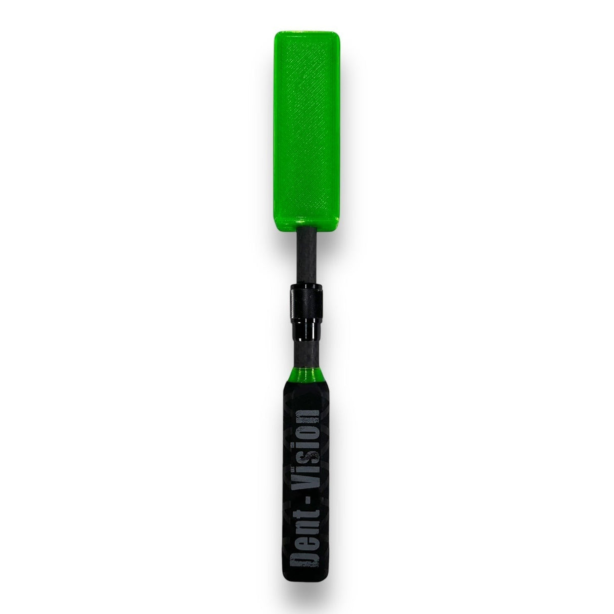 Anson PDR Dent Vision Dent Zapper Paddle EXT in green with a carbon fiber shaft and adjustable handle length.