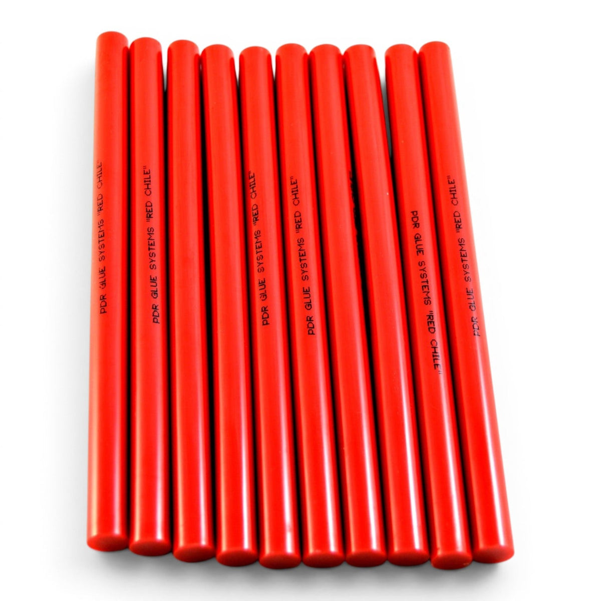 Anson PDR Red Chile PDR hot glue sticks for dent removal, high strength, hot weather formula.