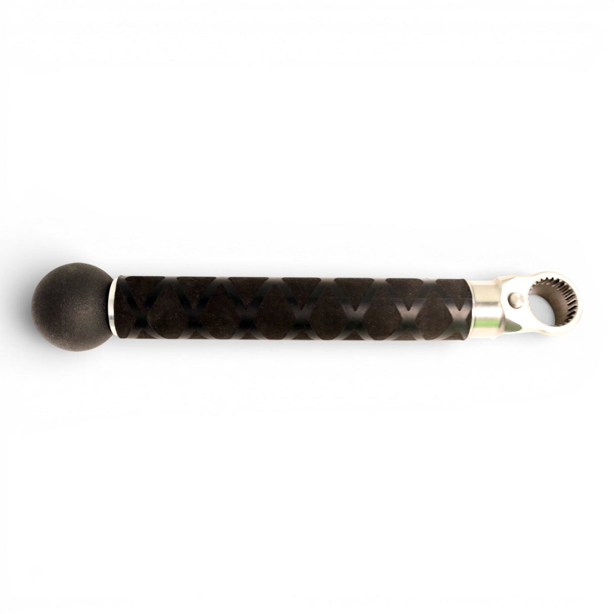 Anson PDR Tactical Grip 3 Handle Set with black X-FLOCK rubber grip and stainless steel end.