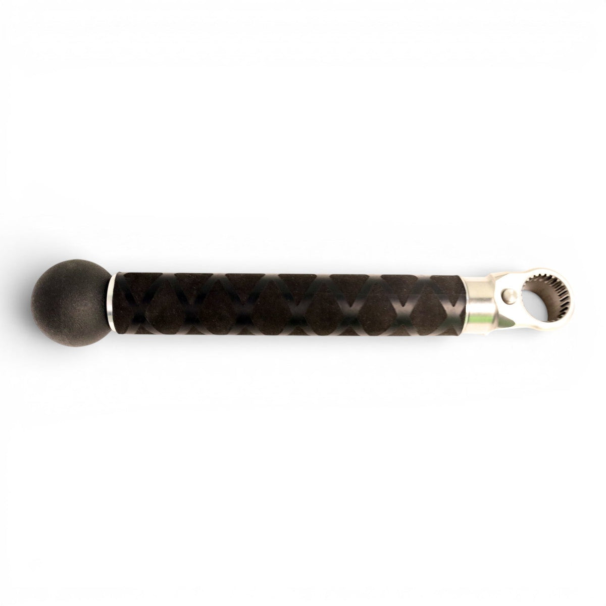 Anson PDR Tactical Grip 3 Handle Set with black X-FLOCK rubber grip and stainless steel end.
