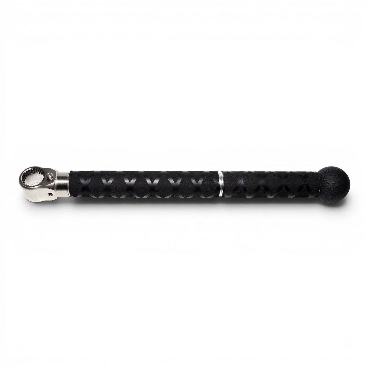 Anson PDR Tactical Guerrilla Grip handle with stainless steel ratcheting head and textured black grip.