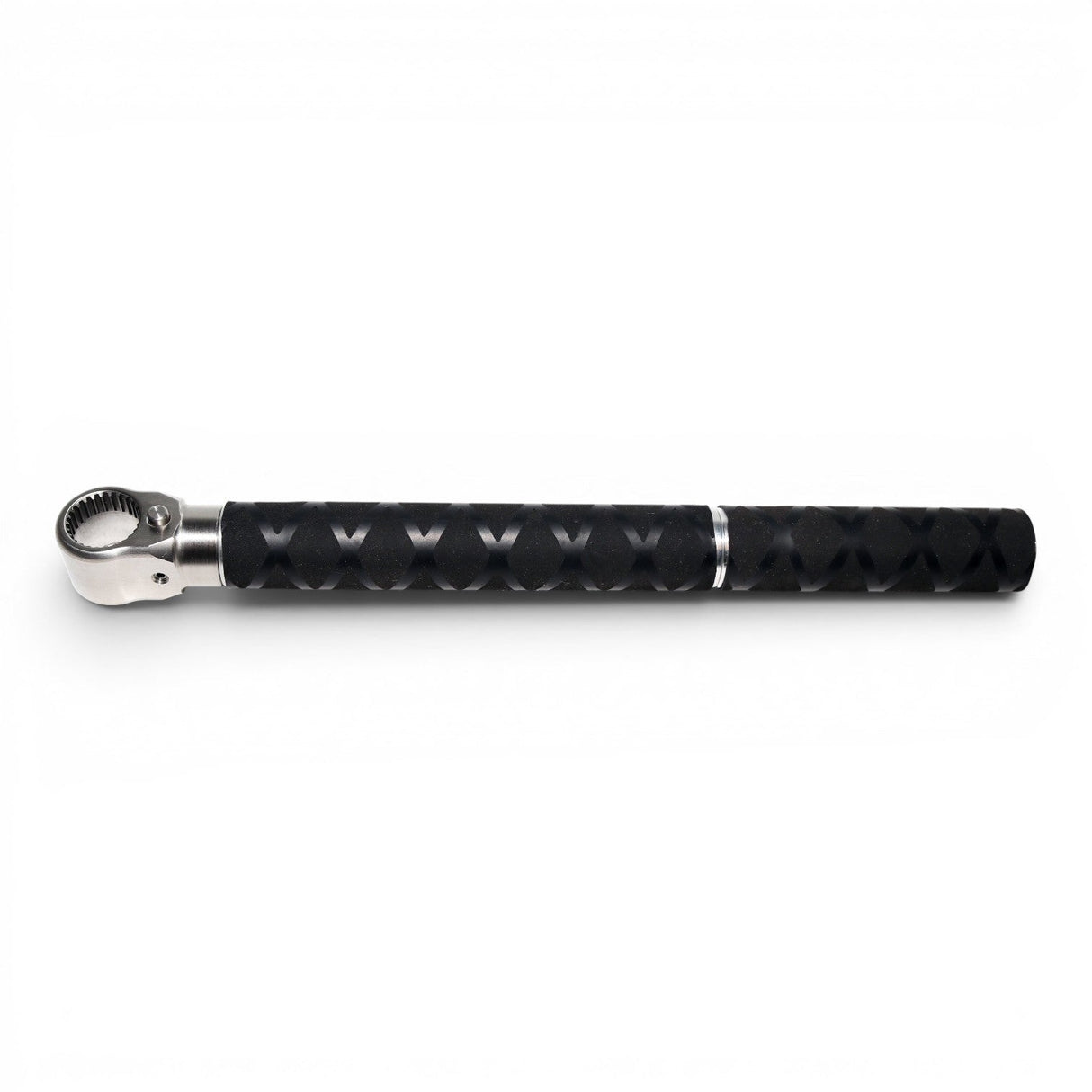Anson PDR Tactical Guerrilla Grip handle with stainless steel ratcheting head and textured black grip.