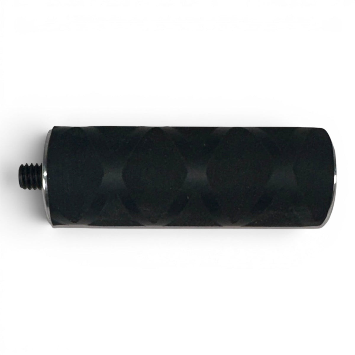 Anson PDR black tactical knurled handle extension with 5/16-18 thread and X-grip installed.