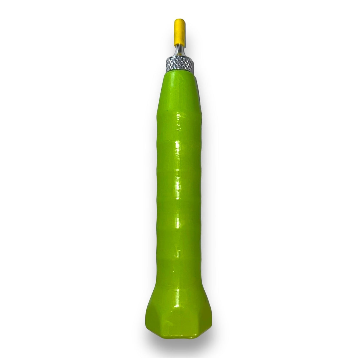 Anson PDR Tequila Bomber Galaxy combo knockdown PDR tool in bright green with a yellow tip and aluminum collar.