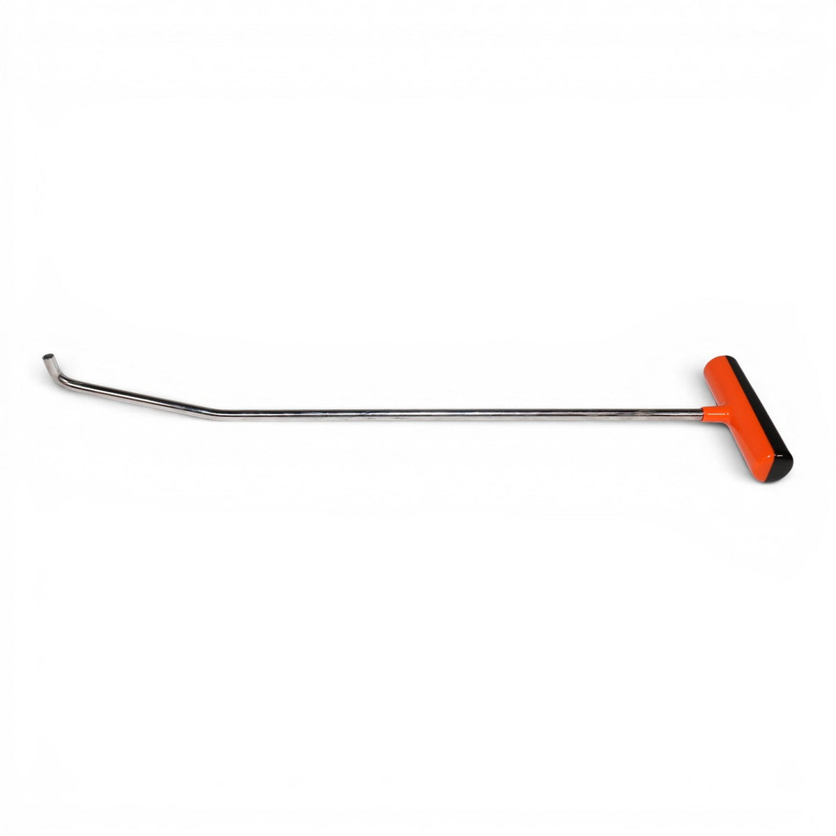 Anson PDR Tequila double bend stainless steel PDR rod with orange fixed handle and interchangeable tip.