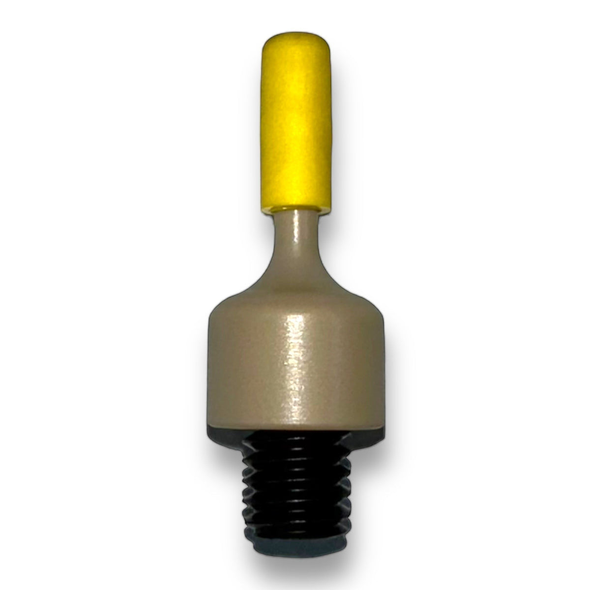 Anson PDR Tequila Galaxy Tan Peek tip with yellow protective cover and threaded base for PDR tools.