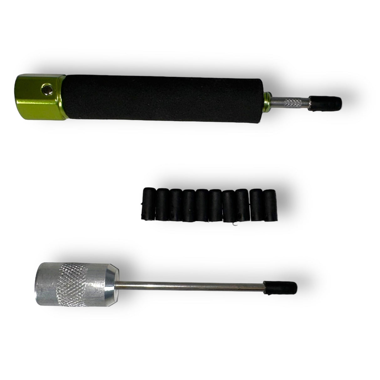 Anson PDR Tequila Guardian Black soft tips for PDR tools, protecting paint from marks. Includes multiple black caps.