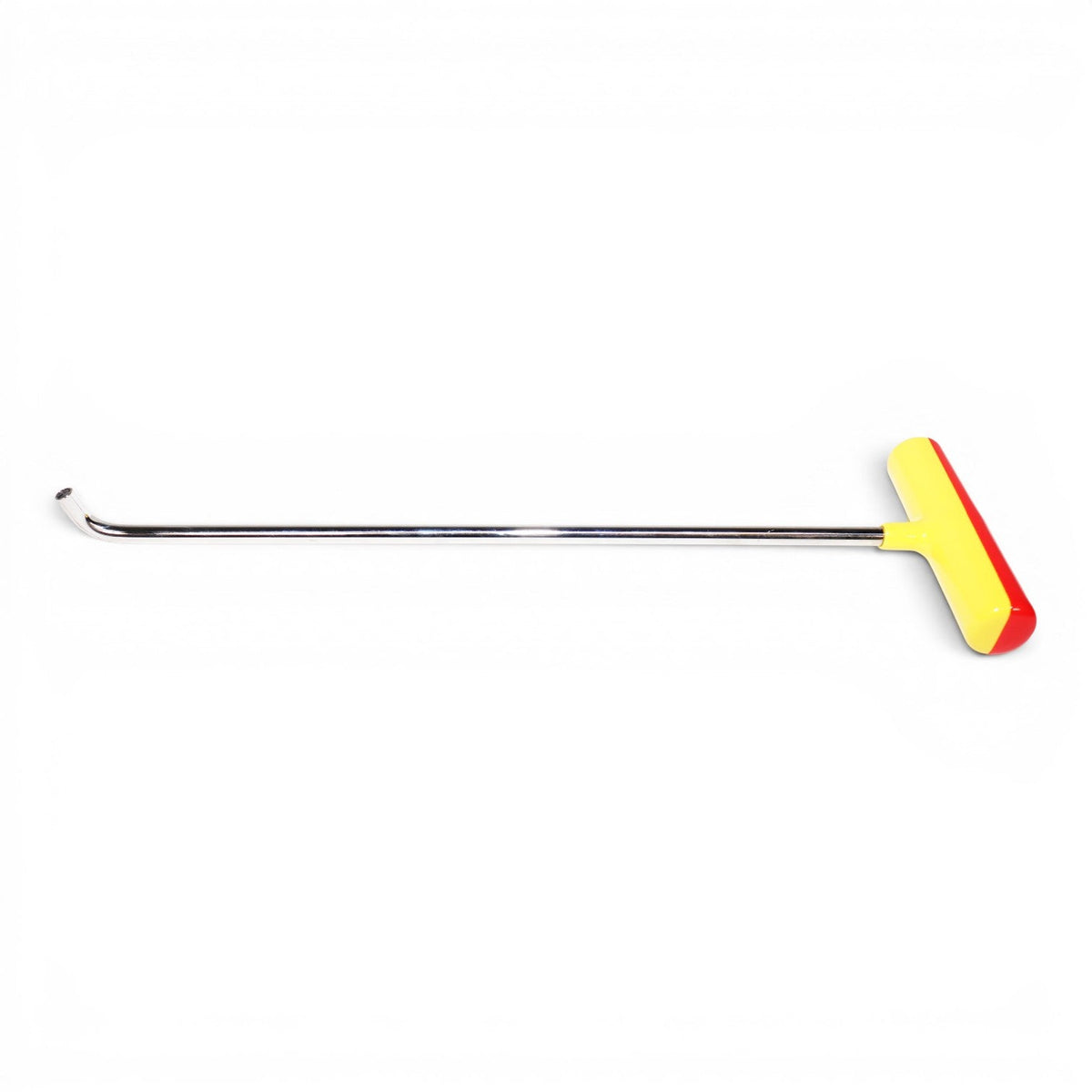 Anson PDR Tequila Single Bend fixed handle PDR rod with interchangeable tip, stainless steel shaft and yellow/red T-handle.