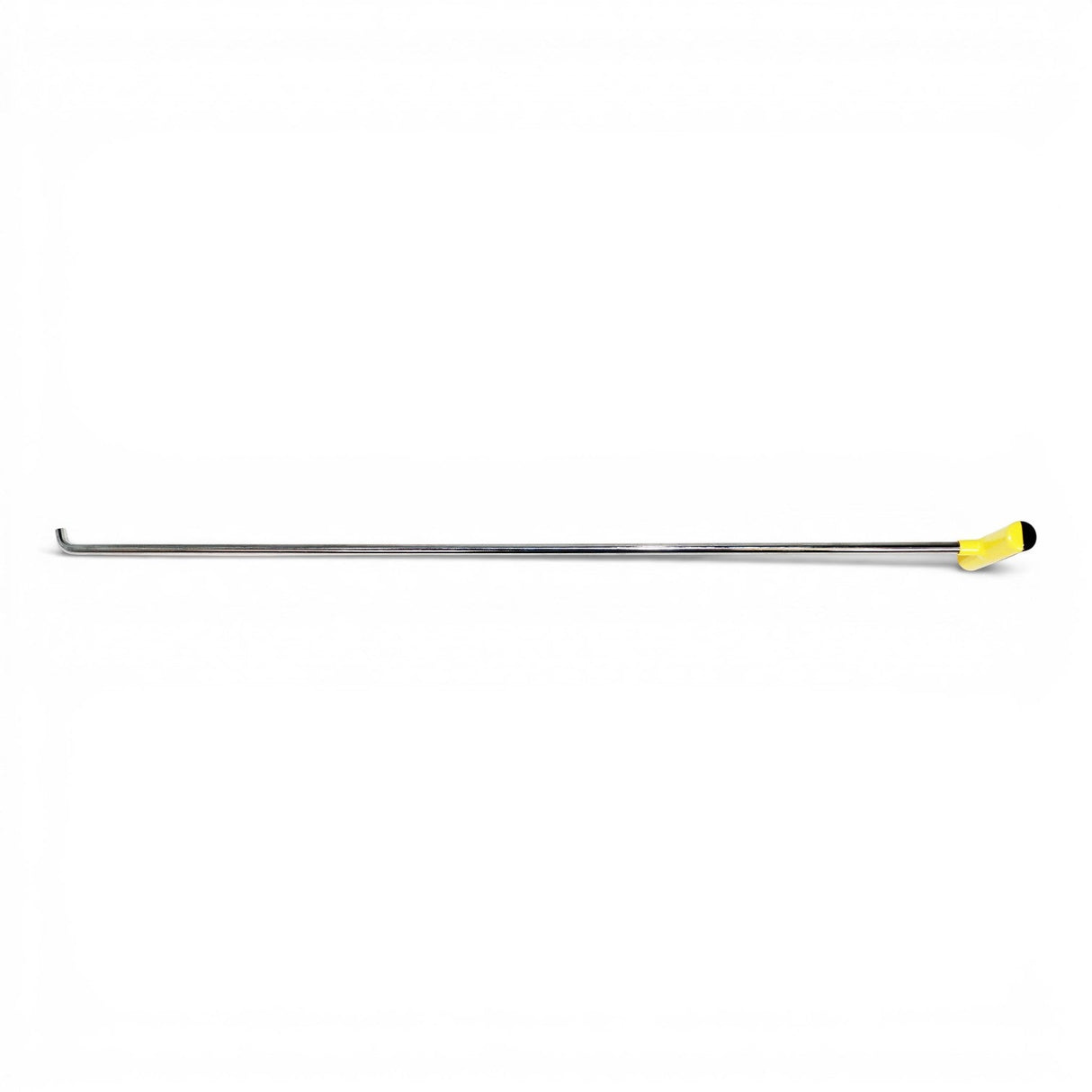 Anson PDR Tequila single bend stainless steel PDR rod with interchangeable tip and fixed yellow handle.