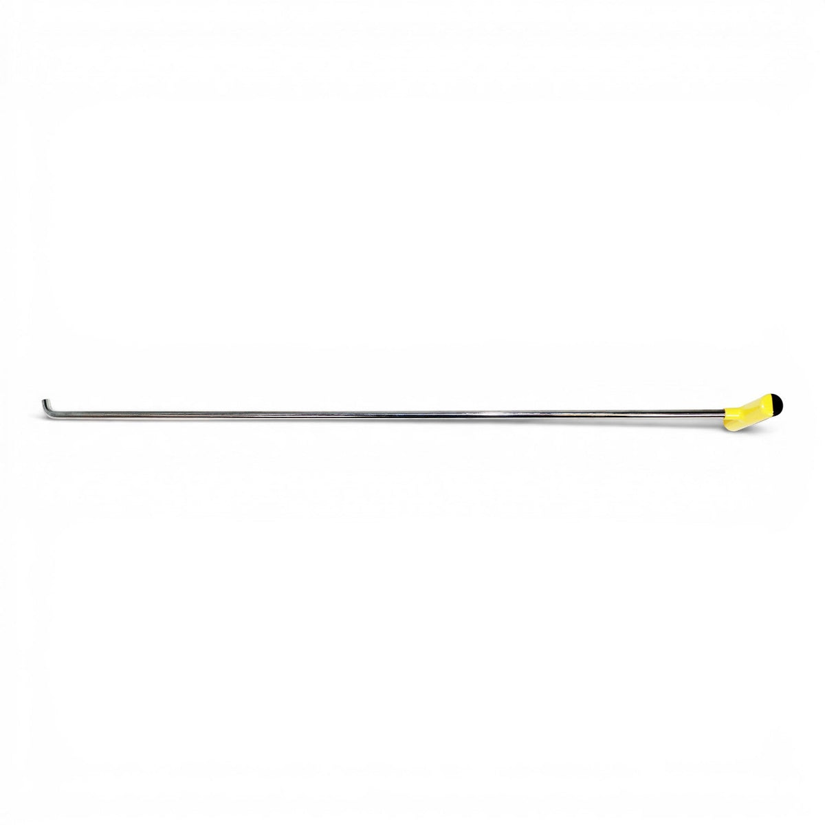 Anson PDR Tequila single bend stainless steel PDR rod with interchangeable tip and fixed yellow handle.