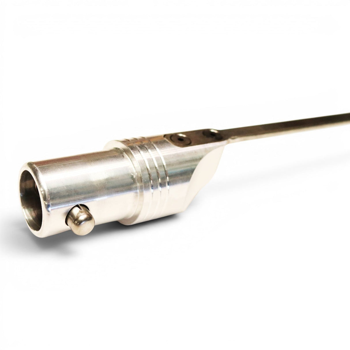 Anson PDR wide carbon tech whale tail attachment for rods, 13" workable length, 2" width.