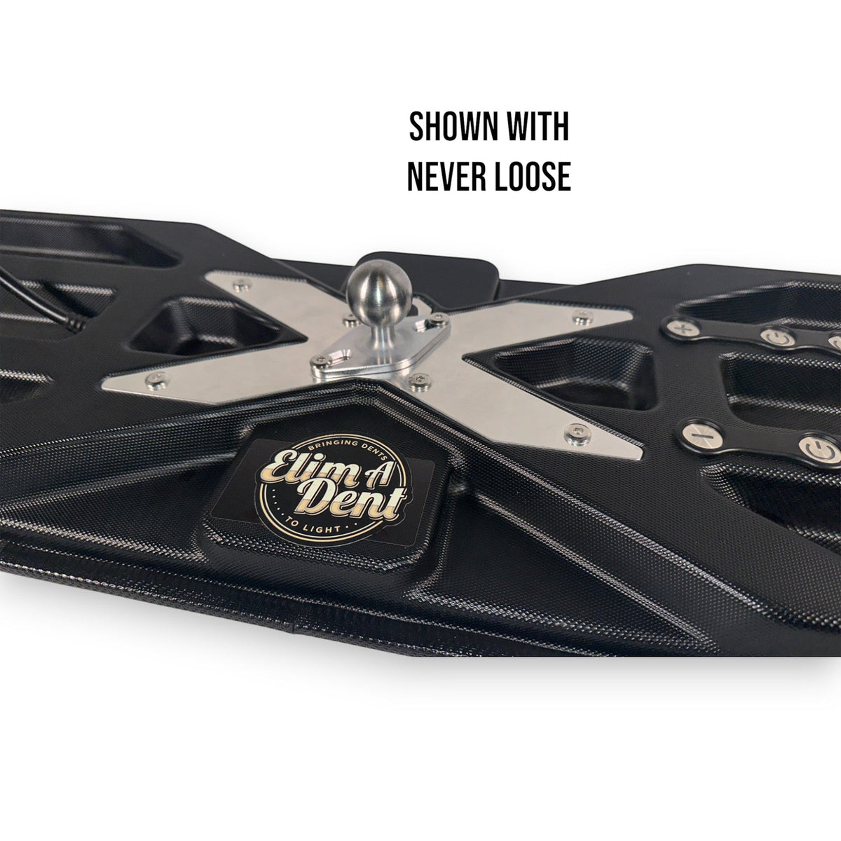 Anson PDR X-Factor 48 inch PDR light with ridged black housing and metal accents.