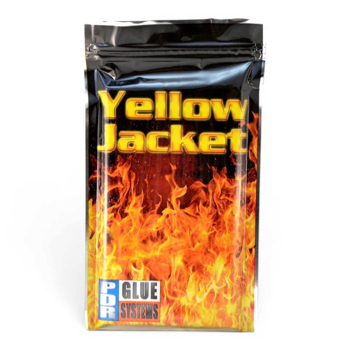 Anson PDR Yellow Jacket PDR glue for warm weather, featuring a fiery design.