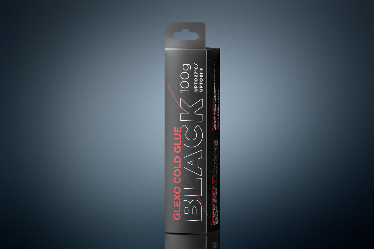 Glexo Black Adhesive Cold glue up to 86°F (30°C)