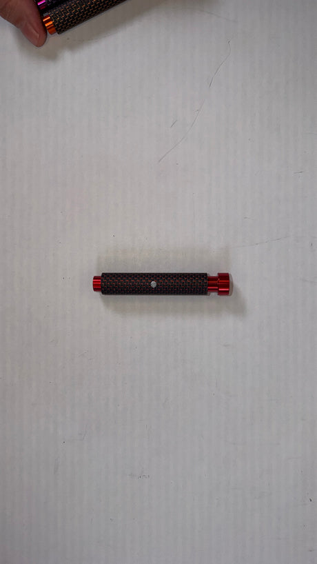 Anson PDR Dent Vision ShockBlocker X4 purple carbon fiber knockdown tool with magnetic sides for dent repair