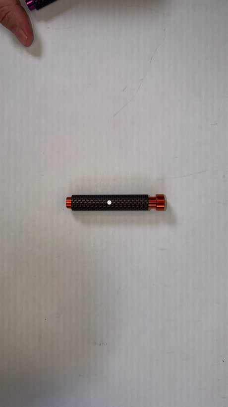 Anson PDR Dent Vision ShockBlocker X4 blue carbon fiber knockdown tool with magnetic sides for dent repair