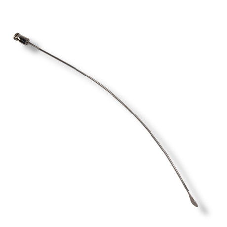 Anson PDR Rattlesnake 1 1/4" tail set with compact hub handle, pre-curved whale tail design for dent repair.