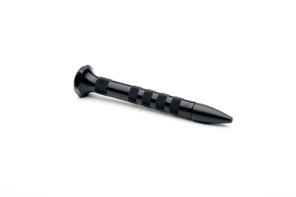 4" Black Aluminum Knockdown
