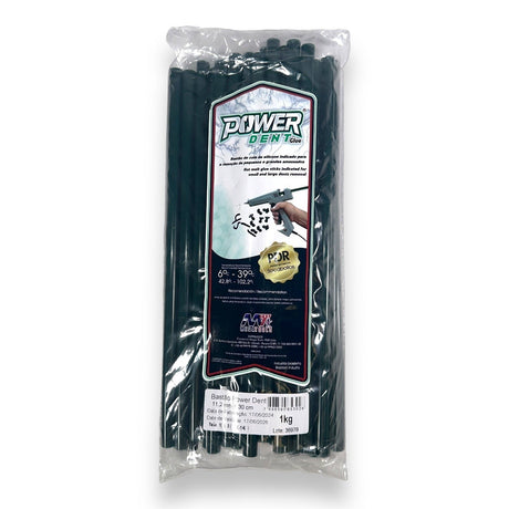 Anson PDR Brazilian Green Hot Glue sticks for mid-temperature dent removal. 1kg pack.