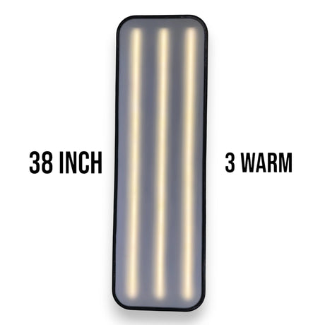 Anson PDR Elimadent 38 inch X-Factor PDR light with 3 warm LED strips and a protective rubber band.