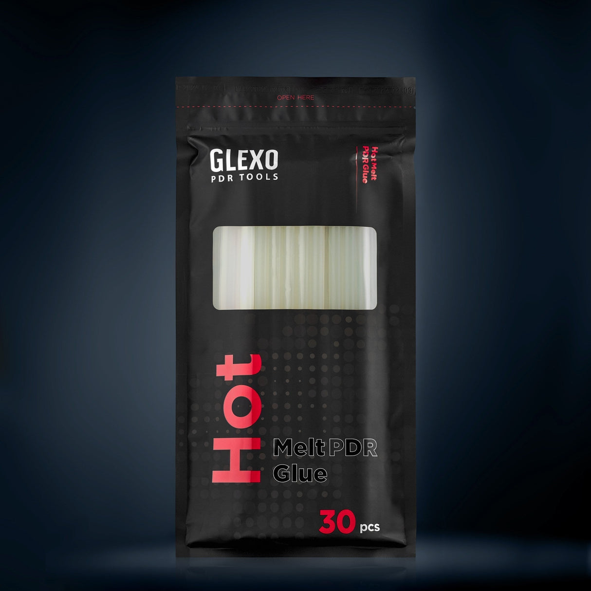 Anson PDR Glexo Hot Melt PDR Glue sticks, 30 pcs, professional-grade adhesive for all-season performance.