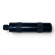 Anson PDR black aluminum 2-inch extension tip with knurled grip and threaded end.