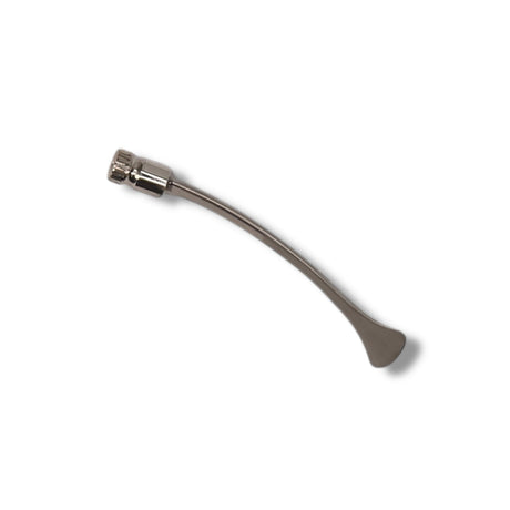 Anson PDR Compact HUB Rattlesnake 1 1/4" tail PDR tool with curved whale tail tip and metal hub.