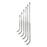 Anson PDR stainless steel double shot blade hub rods with double bend and blade tips, available in multiple sizes.