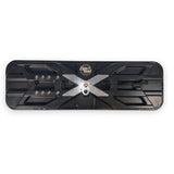 Anson PDR Elimadent X-Factor 38 inch PDR light with X-shaped metal accent and illuminated buttons.