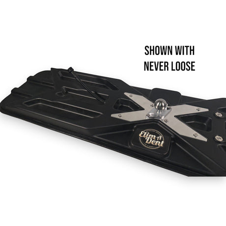 Anson PDR Elimadent X-Factor 48" PDR light with ridged black housing and metal X-brace mount.