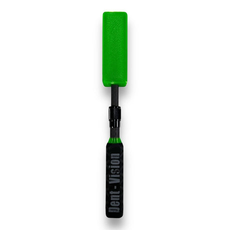 Anson PDR Dent Vision Dent Zapper Paddle EXT in green with a carbon fiber shaft and adjustable handle length.