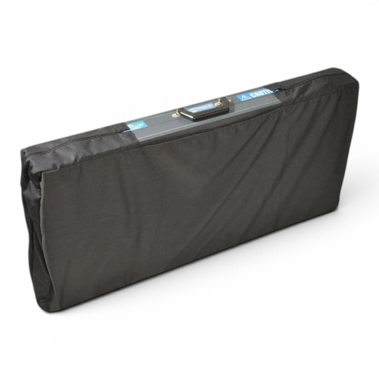 Anson PDR TK Tools hood stand folded inside its black protective carrying bag for easy transport and storage.