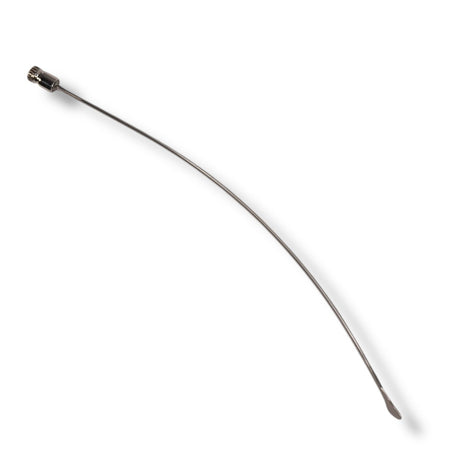 Anson PDR Compact HUB Rattlesnake 1 1/4" tail PDR tool, pre-curved metal with a compact hub connection.