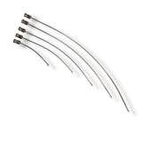 Anson PDR Rattlesnake 3/4" tail PDR tools, set of 5 metal rods with curved tips.