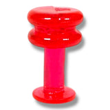 Anson PDR red plastic finishing tab with compression head for PDR repairs. Features flexible edges and UV plastic technology.