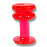 Anson PDR red plastic finishing tab with a compression head and flexible edges for dent repair.